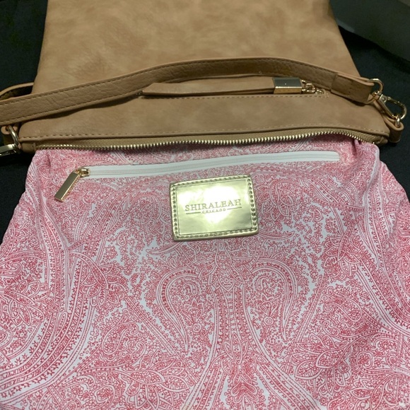 Shiraleah Chicago crossbody/purse in Tan. Like new, used once. Vegan leather. - Picture 6 of 6